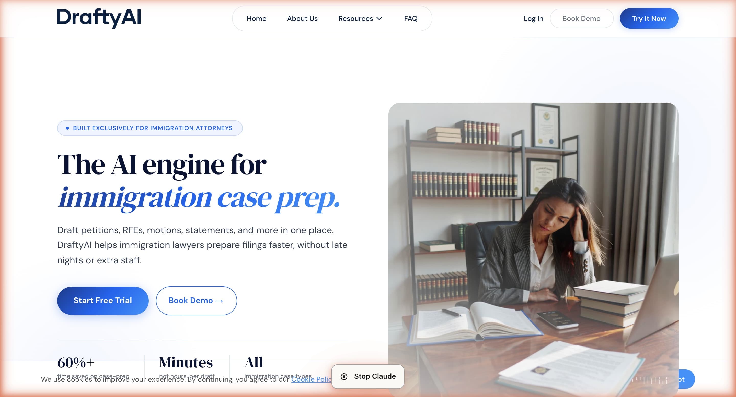 DraftyAI — Homepage