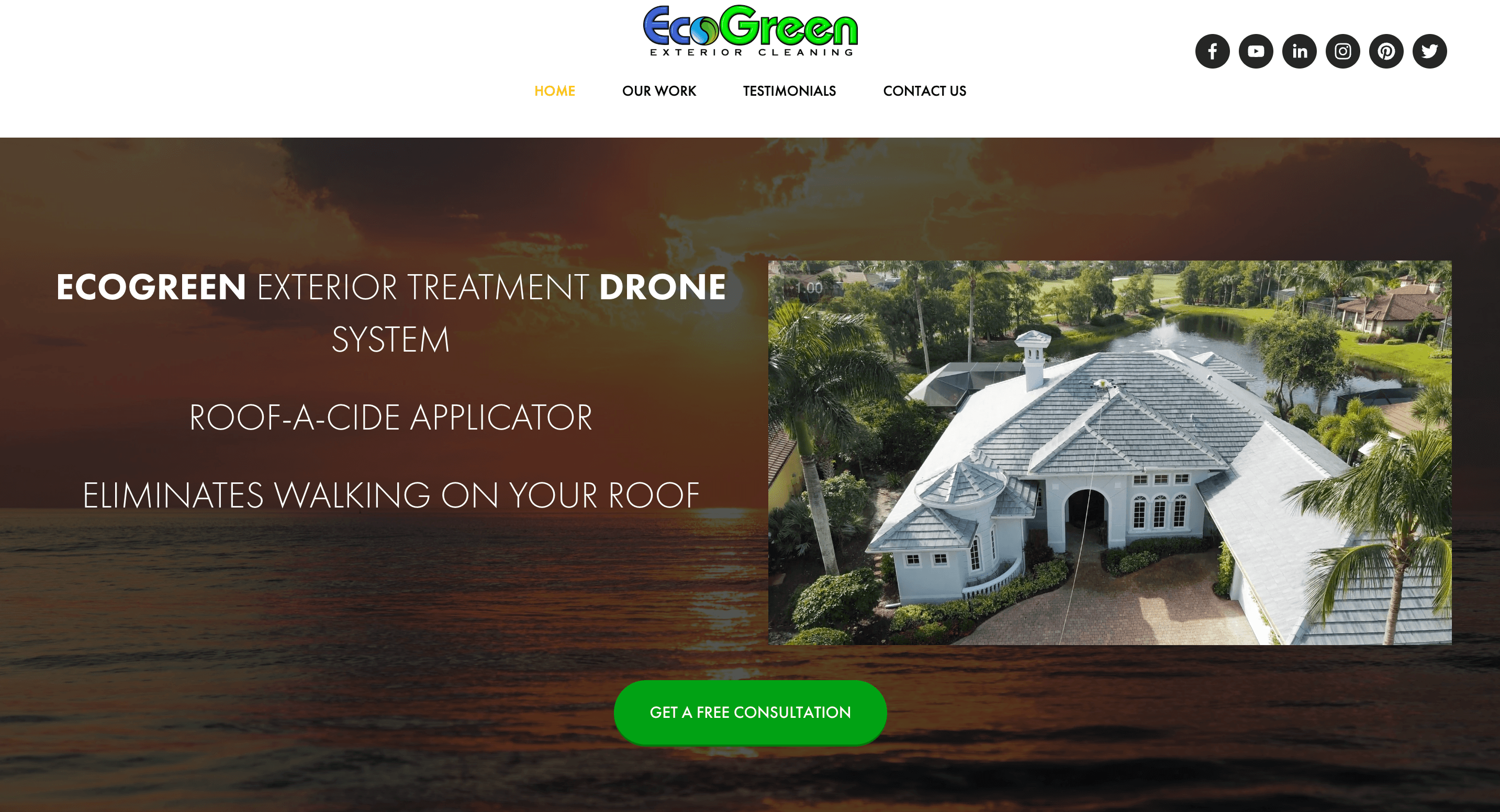 Eco Green Drone — Homepage