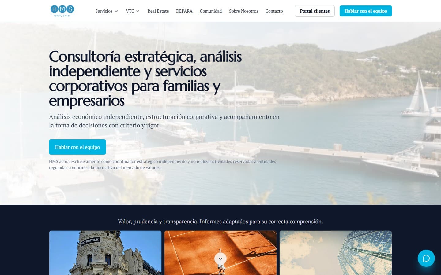 HMS Family Office — Homepage