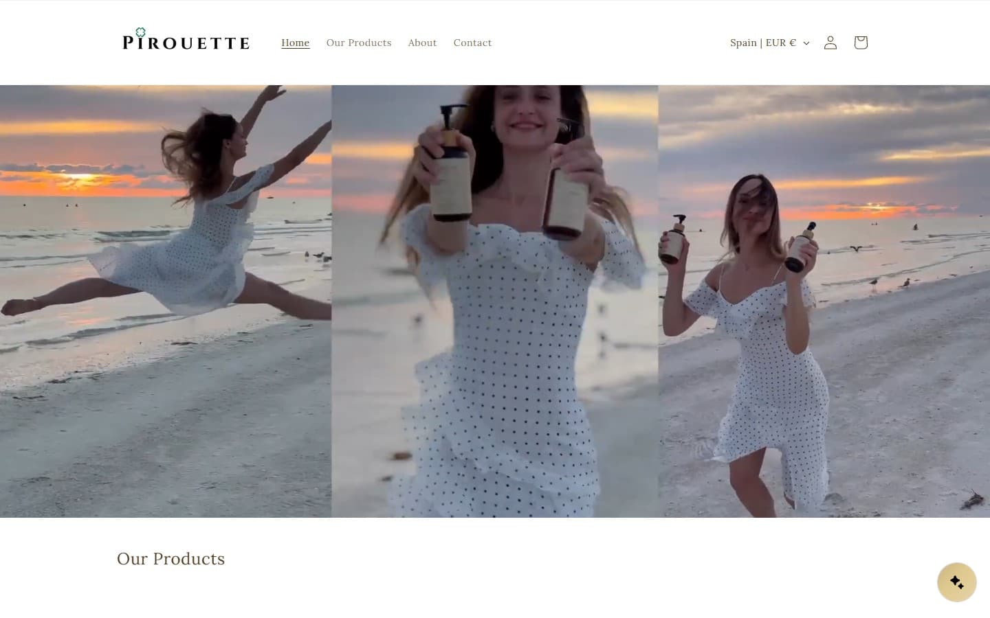 Pirouette Beauty — Shopify storefront